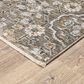 Oriental Weavers Maharaja Ames 532D 9"10" x 12"10" Grey Area Rug, , large