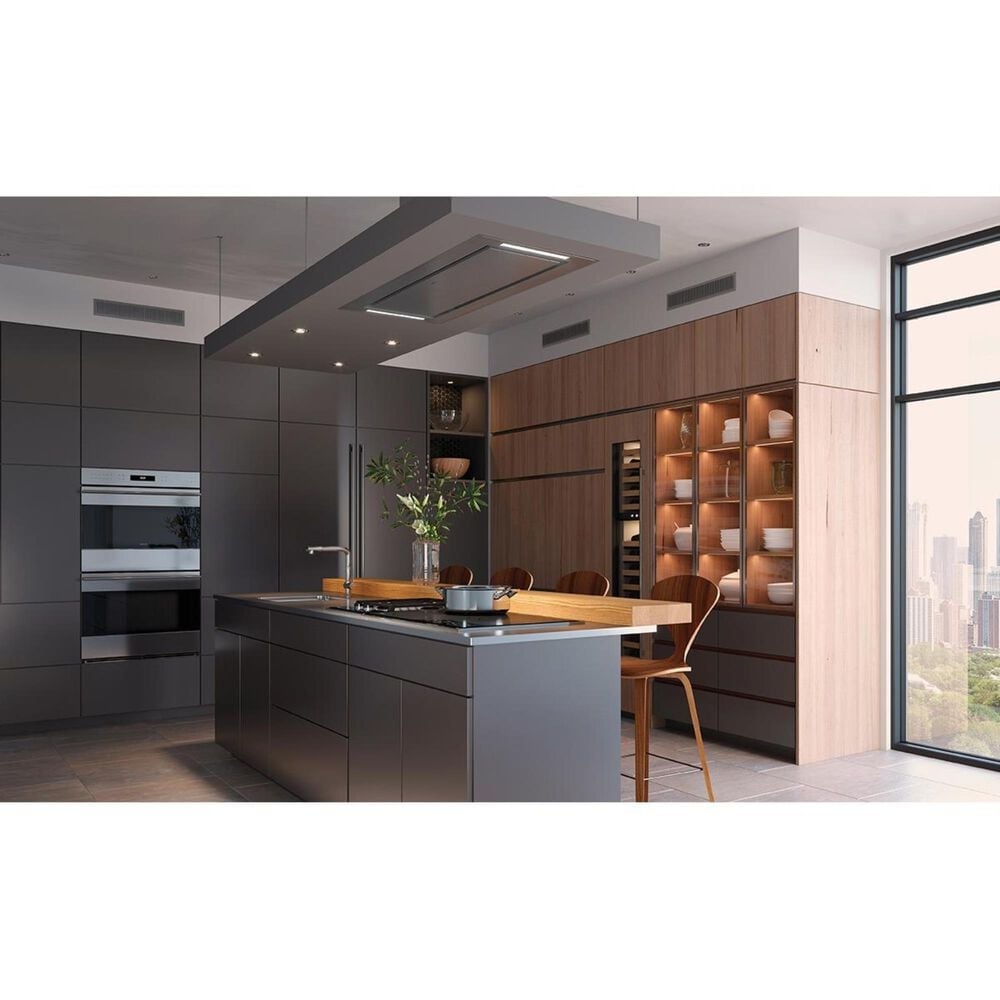 Wolf 36&quot; Transitional Framed Induction Black and Stainless Steel, , large