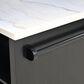 Furniture of America Albergo 3-Piece Bar Set in Black and White, , large