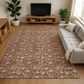 Dalyn Rug Company Soft Essentials Floral Paprika 5" x 7"6" Indoor/Outdoor Area Rug, , large