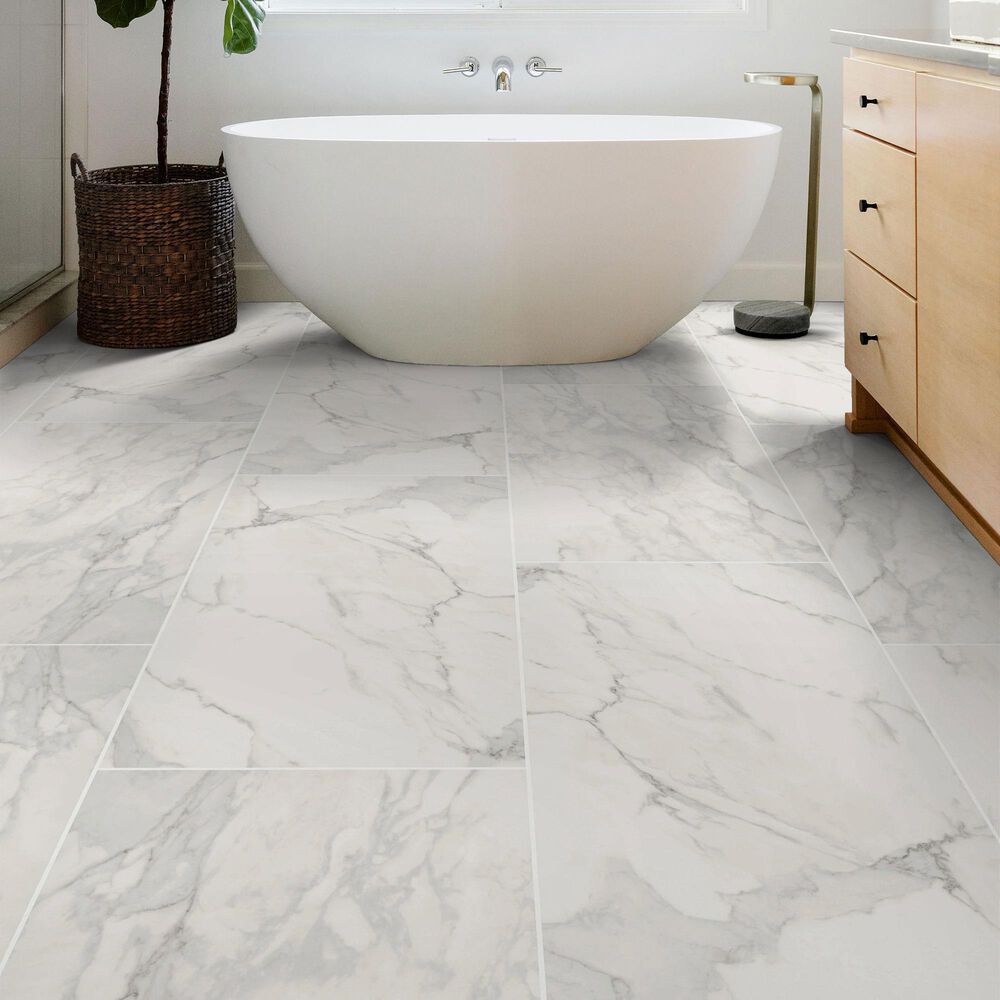 Shaw Prime Aura Statuario Brina 24&quot; x 48&quot; Porcelain Tile, , large