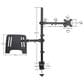 Manhattan Desktop Combo Mount with Monitor Arm and Laptop Stand in Black, , large