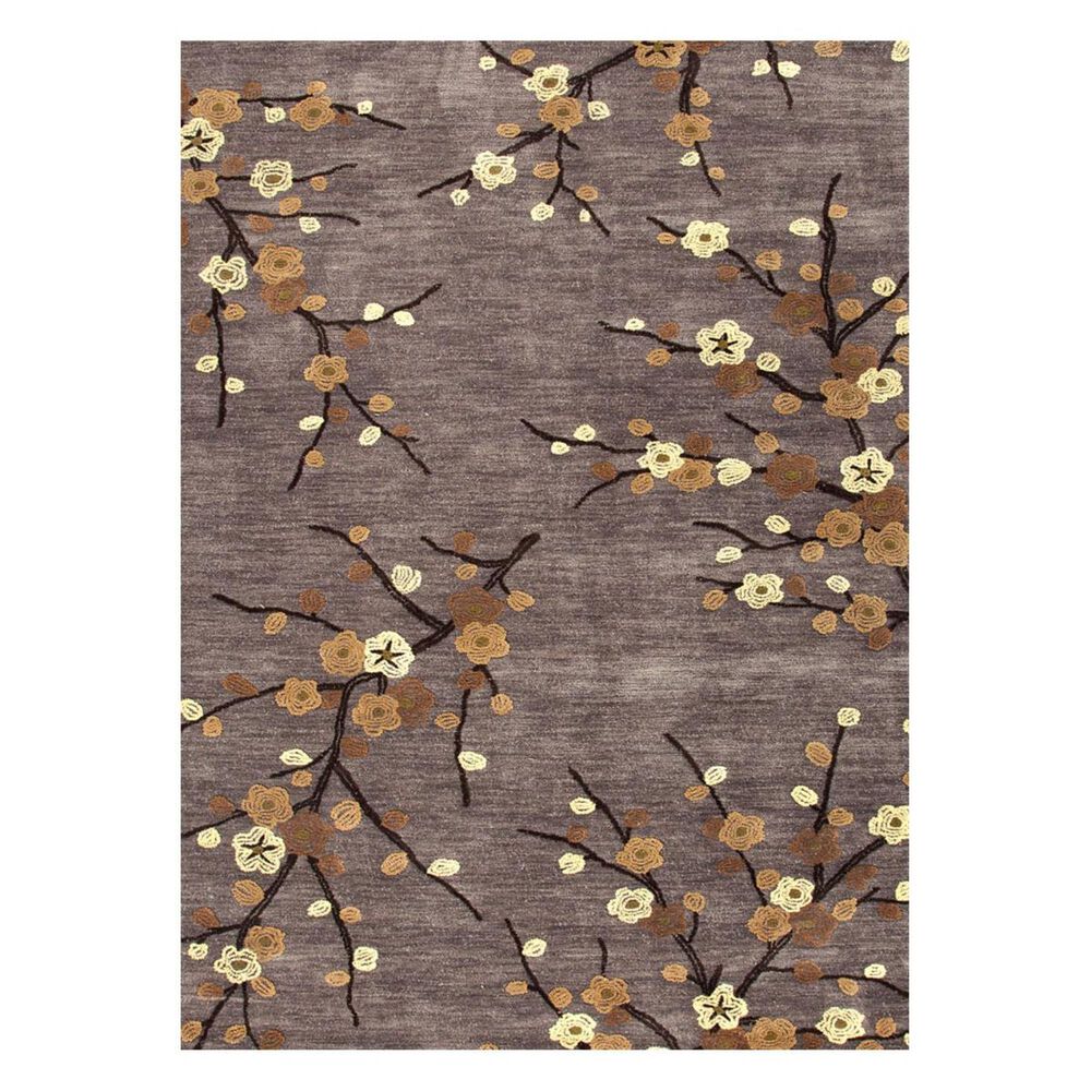Jaipur Brio Cherry Blossom BR16 8' Round Cider and Rattan Area Rug, , large