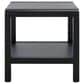 Safavieh Omara 1-Shelf Side Table in Black, , large