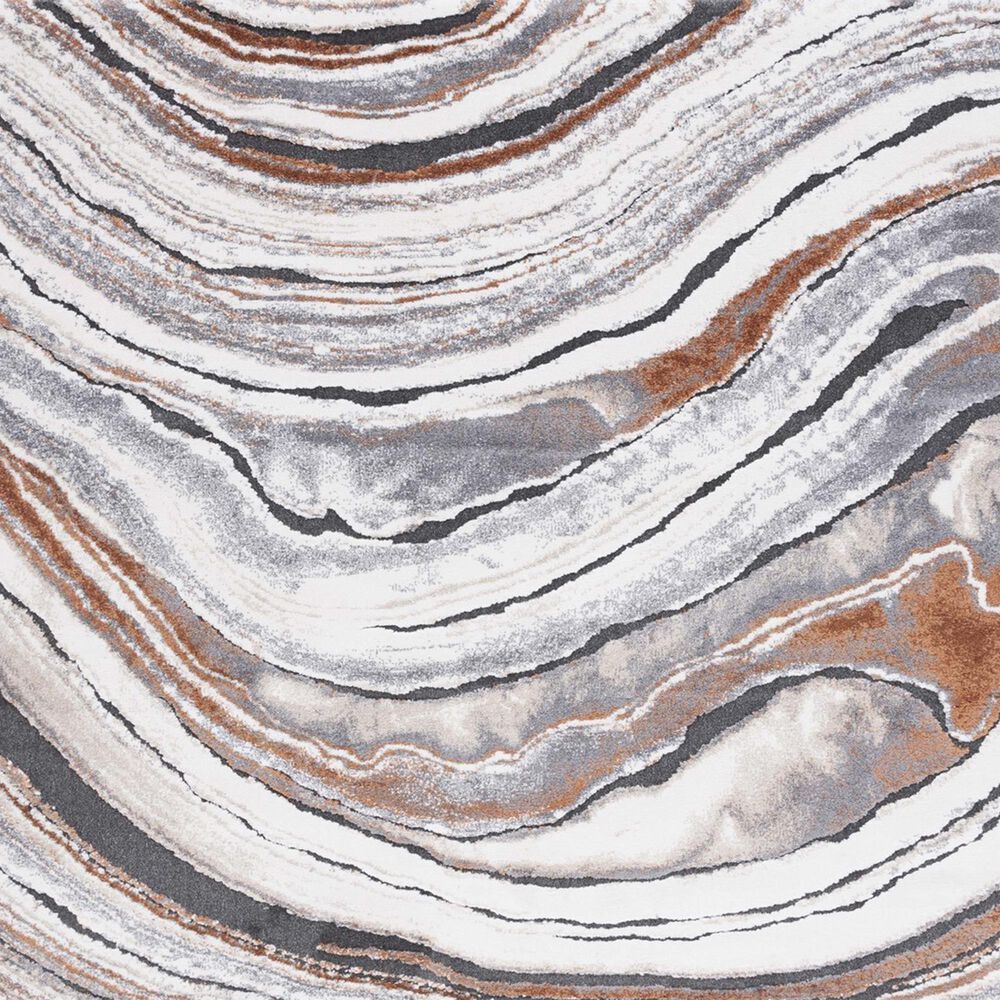 Safavieh Cyrus Shag CYR134F CYRUS SHAG 8&#39; x 10&#39; Grey and Rust Area Rug, , large