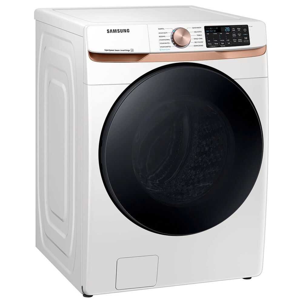 Samsung 5.0 cu. ft. Extra Large Capacity Smart Front Load Washer with Super Speed Wash and Steam in Ivory, , large