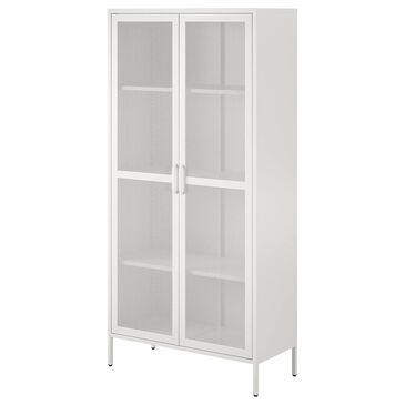 DHP Sunset District 4-Shelf Storage Cabinet in White, , large