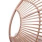 Hearth and Haven Outdoor Egg Chair with Arc Back in Beige, , large