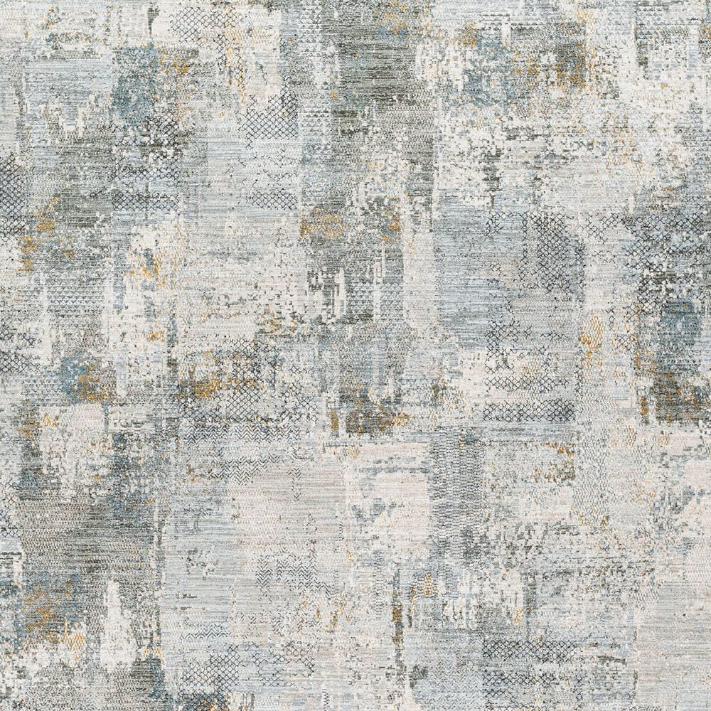 Surya Dresden Dusty Sage, Taupe, Deep Teal, Off-White, Ink Blue, Light Gray and Mustard 7&#39;10&quot; x 10&#39;2&quot; Area Rug, , large