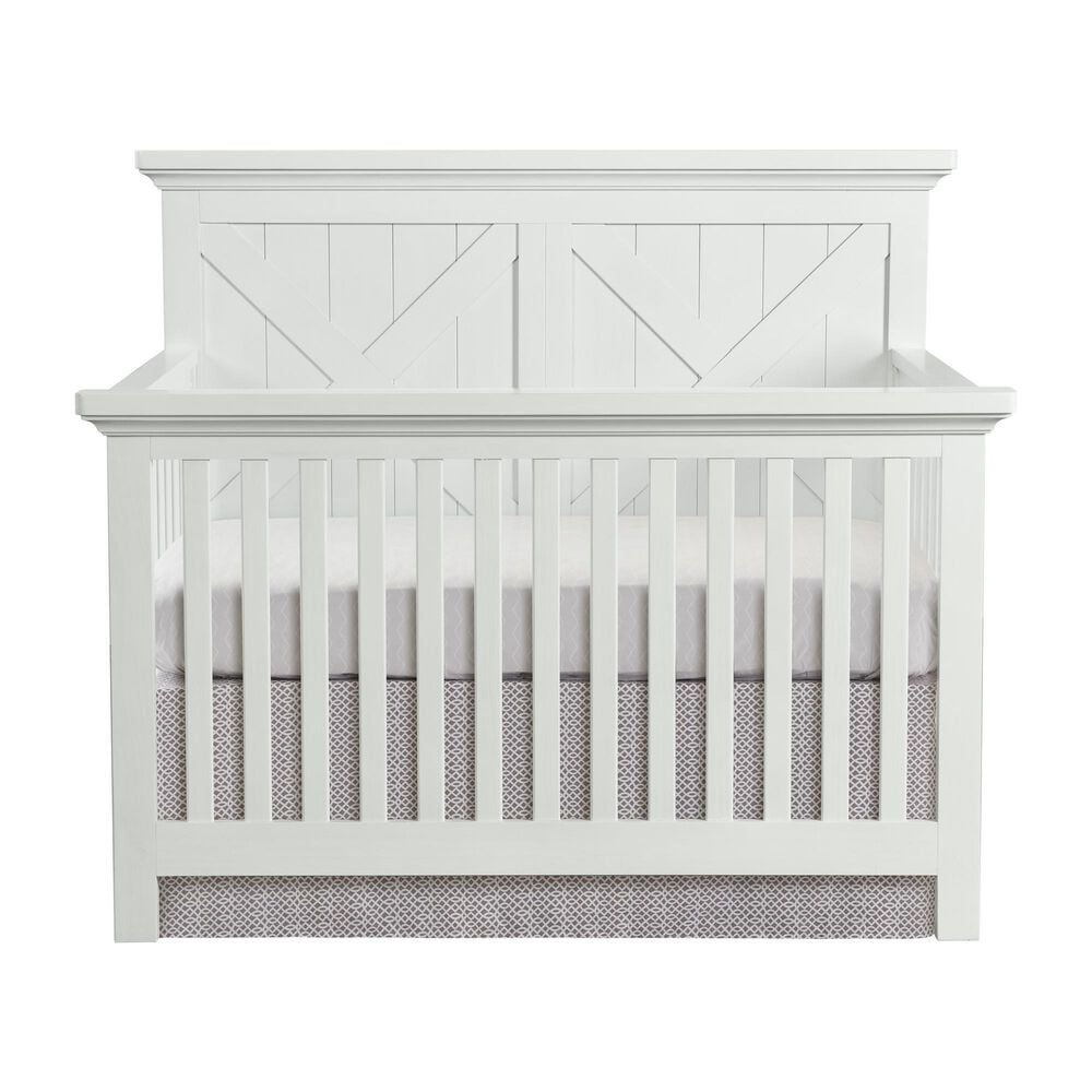 Eastern Shore Tahoe Convertible Crib in Rustic Seashell White, , large