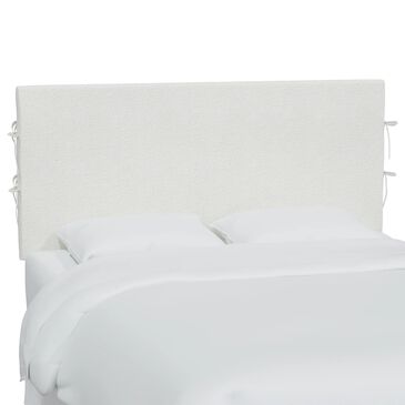 Rachel Ashwell Luella California King Slipcover Headboard in Milano Snow, , large
