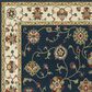 Oriental Weavers Kashan 2336B 7"10" x 10"10" Navy Area Rug, , large