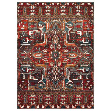 Oriental Weavers Sedona 9575A 9"10" x 12"10" Red Area Rug, , large