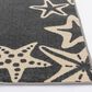 Central Oriental Terrace Tropic Sandy Starfish 6"7" x 9"6" Stone and Snow Area Rug, , large