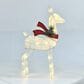 HOMLUX 3-Piece Cotton Rope Reindeer with Warm White LED Lights in White, , large