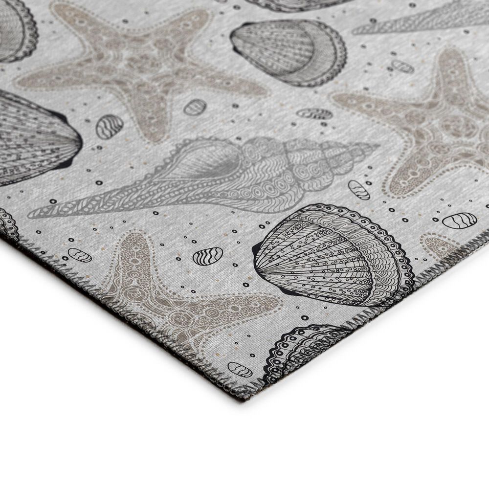 Dalyn Rug Company Seabreeze SZ4 6&#39; x 9&#39; Silver Area Rug, , large