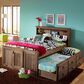 Rusticvale Full Captains Bed with Trundle in Chestnut, , large