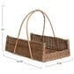 Creative Coop Decorative Handwoven Rattan Hanging Basket in Natural, , large