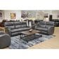 Catnapper Angelo Power Reclining Console Loveseat with Power Headrest in Gunmetal, , large