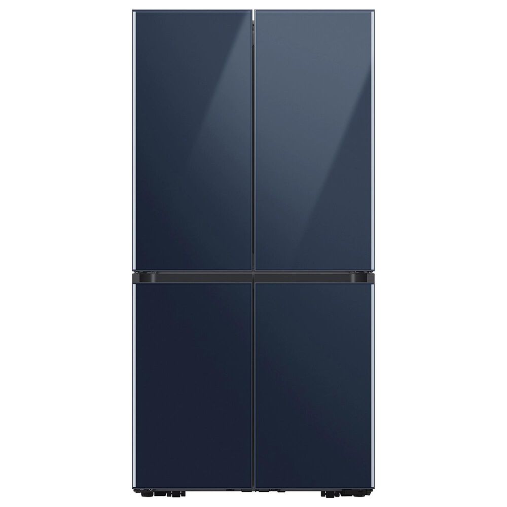 Samsung Bespoke 23 Cu. Ft. Counter Depth 4-Door Flex Refrigerator - Matte Black Steel Panels Included, , large