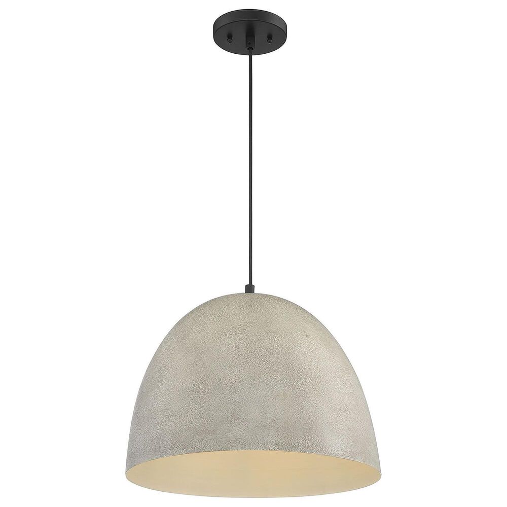 Savoy House 1-Light Pendant in Matte Black, , large