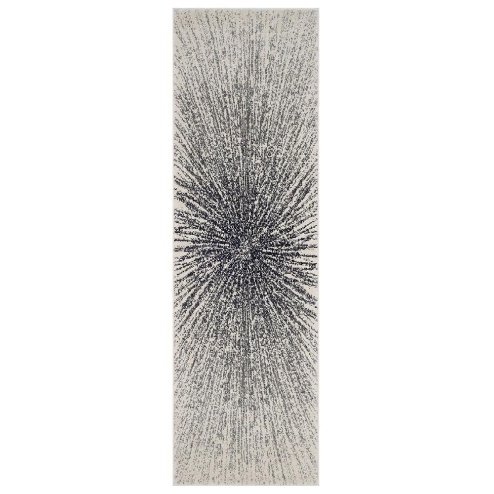 Safavieh Evoke EVK228K 2&#39;2&quot; x 15&#39; Black and Ivory Runner, , large