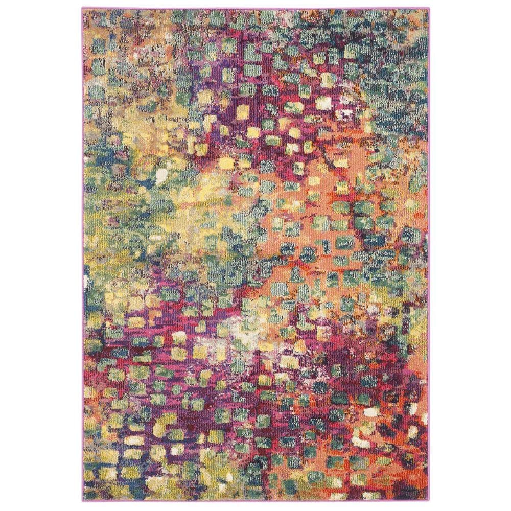 Safavieh Monaco MNC225D-4 4&#39; x 5&#39;7&quot; Pink/Multi Area Rug, , large