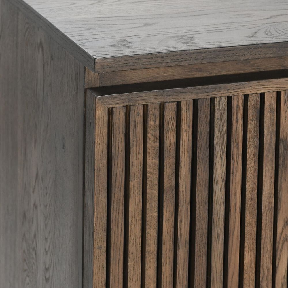 Classic Home Roya 4-Door Cabinet in Toasted Brown, , large