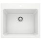 Blanco Liven 25" Dual Mount Laundry Sink in White, , large