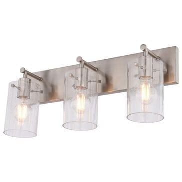 Vaxcel Northfield 3-Light Bathroom Vanity in Satin Nickel, , large