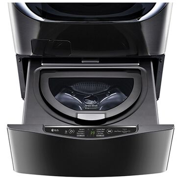 LG 1.1.cu.ft. SideKick Pedestal Washer in Black Stainless Steel, , large