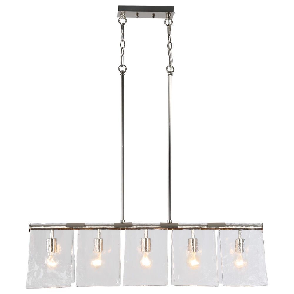 Golden Lighting Serenity 5-Light Linear Pendant in Pewter, , large