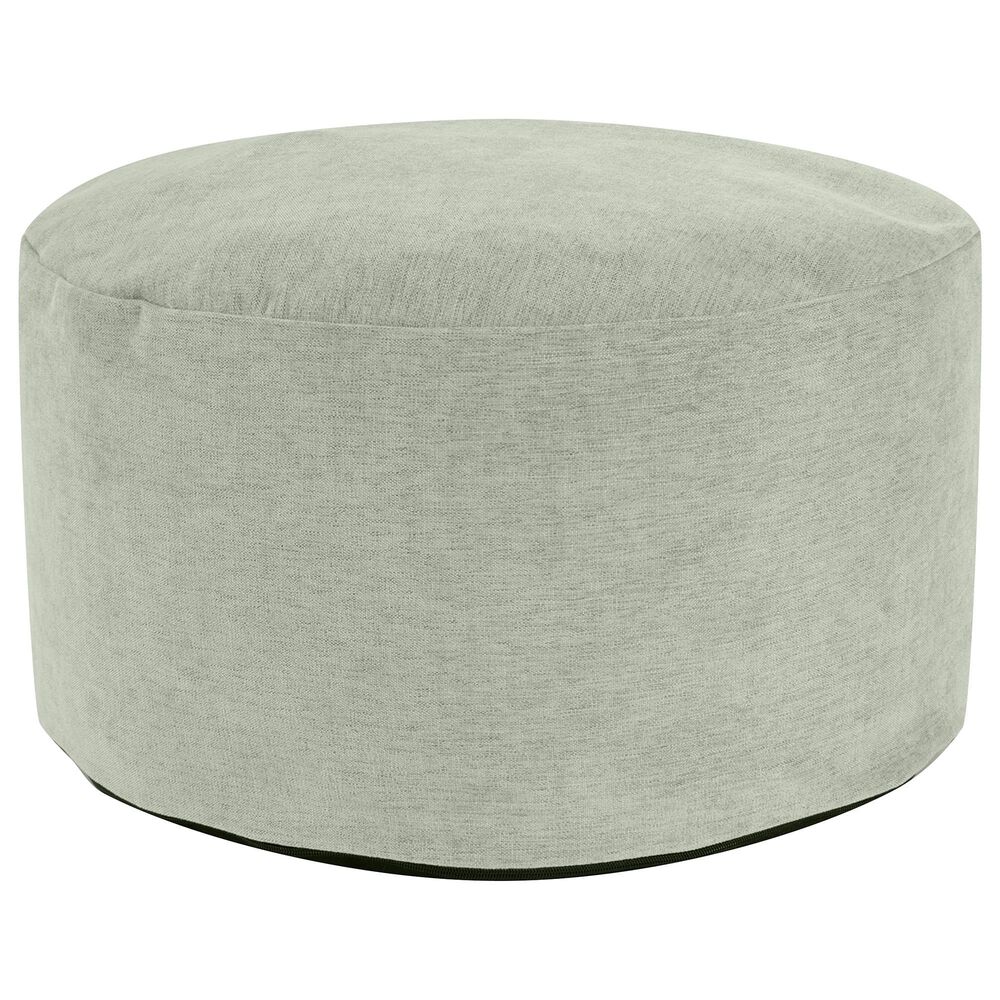 Howard Elliott Komodo Short Pouf in Sage Green, , large