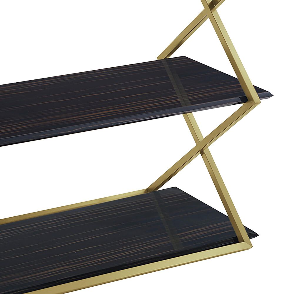 Blue River Westlake Console Table in Brushed Gold, , large