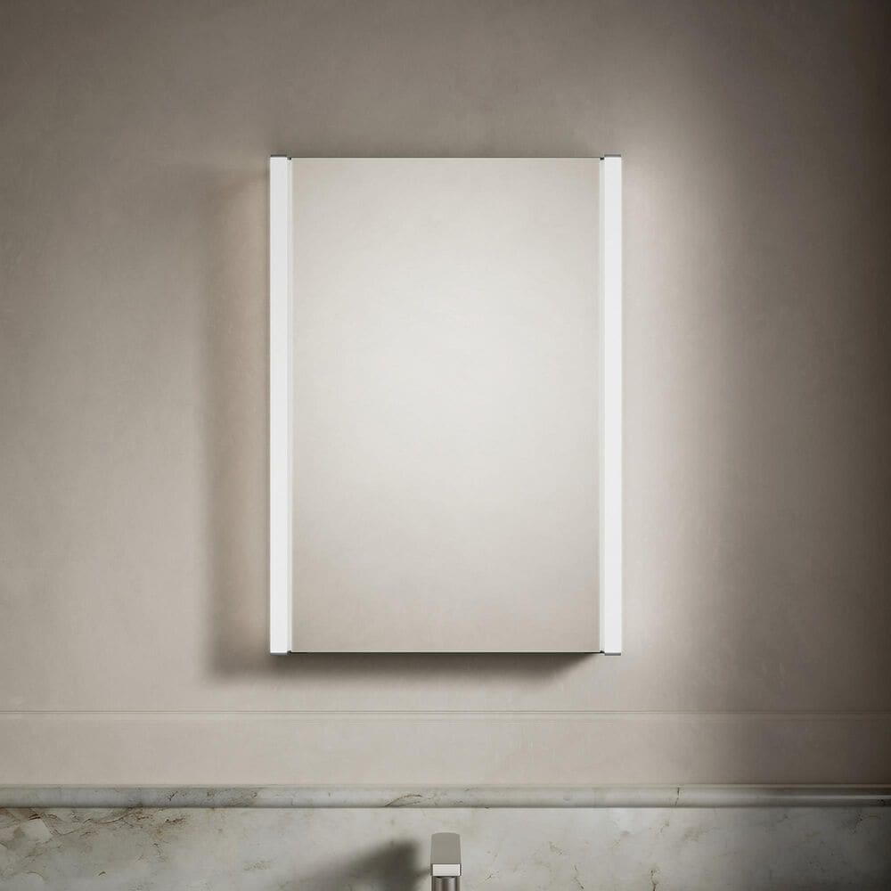 Kohler Maxstow 17" x 24" Lighted Medicine Cabinet in Dark Anodized Aluminum, , large