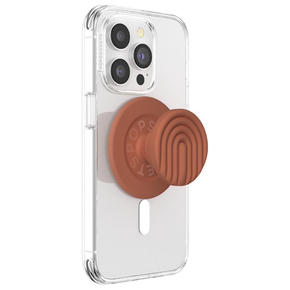 PopSockets New Neutrals MagSafe PopGrip in Popout Curves Terra Cotta, , large