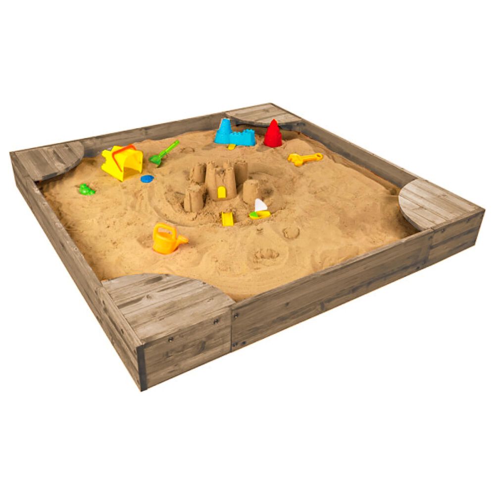 Kidkraft Backyard Sandbox in Gray, , large