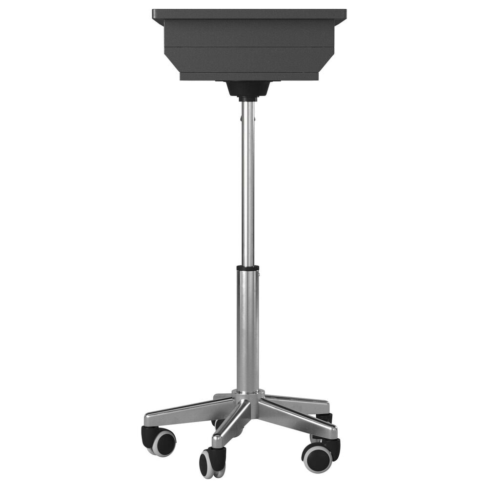 Rta Products Llc Folding Table Laptop Cart in Graphite and Chrome, , large