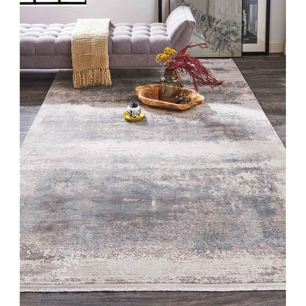 Feizy Cadiz 13&#39; x 20&#39; Light Gray Area Rug, , large