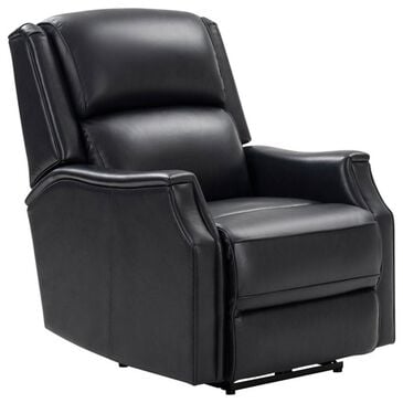 Barcalounger Leather Power Recliner in Shoreham Blue, , large