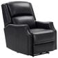 Barcalounger Leather Power Recliner in Shoreham Blue, , large