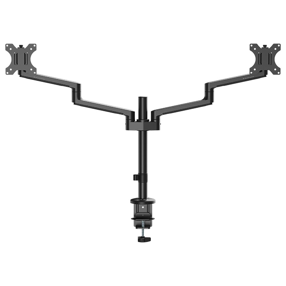 MSI Dual Monitor Desk Mount for 17"-32" Screen in Matte Black, , large