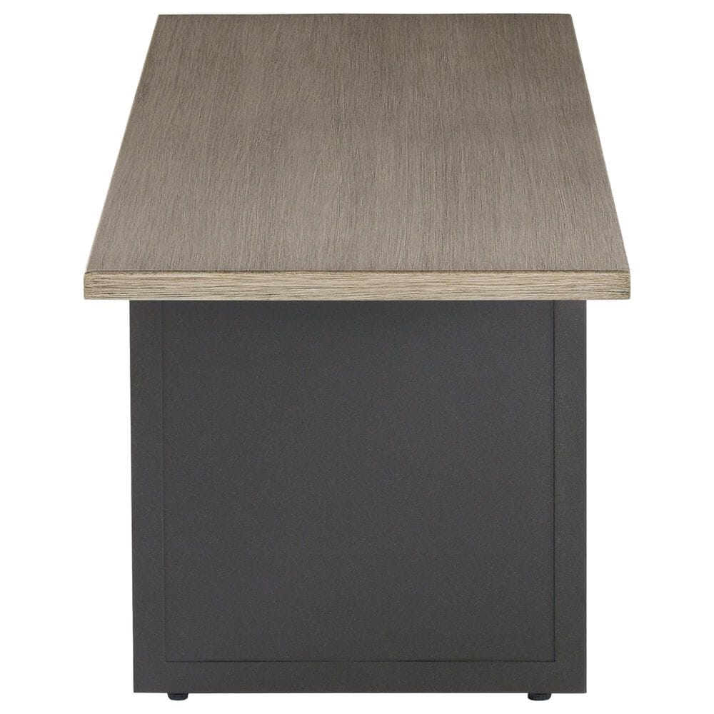 Ashley Bree Zee 8-Piece Outdoor Conversation Set with End Table in Brown, , large