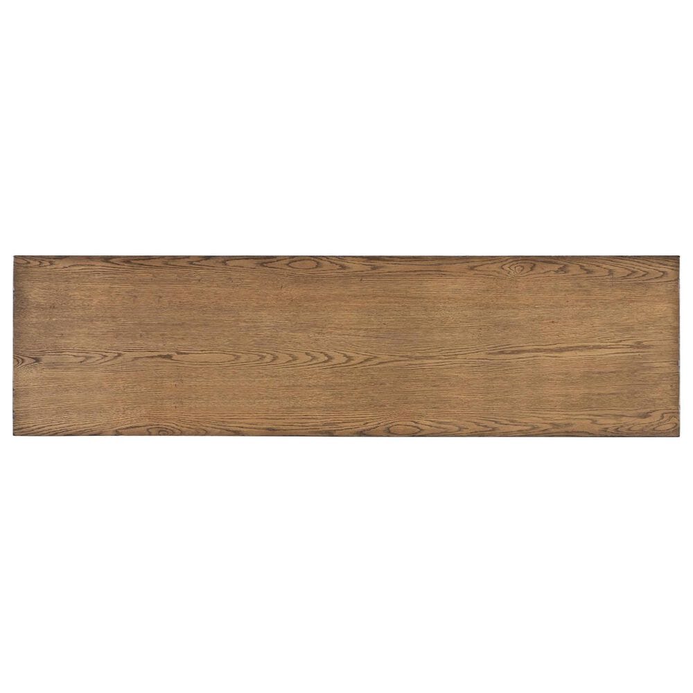 Legacy Classic Furn Direct Shp Vintage Market Curio Cabinet in Barnwood Oak and Spiced Apple, , large