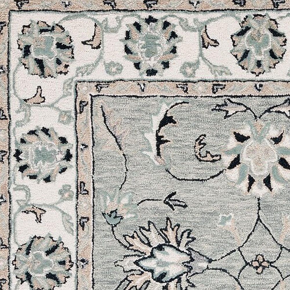 Safavieh Micro-Loop MLP384F 4&#39; x 6&#39; Gray and Ivory Area Rug, , large