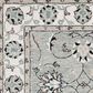 Safavieh Micro-Loop MLP384F 4" x 6" Gray and Ivory Area Rug, , large