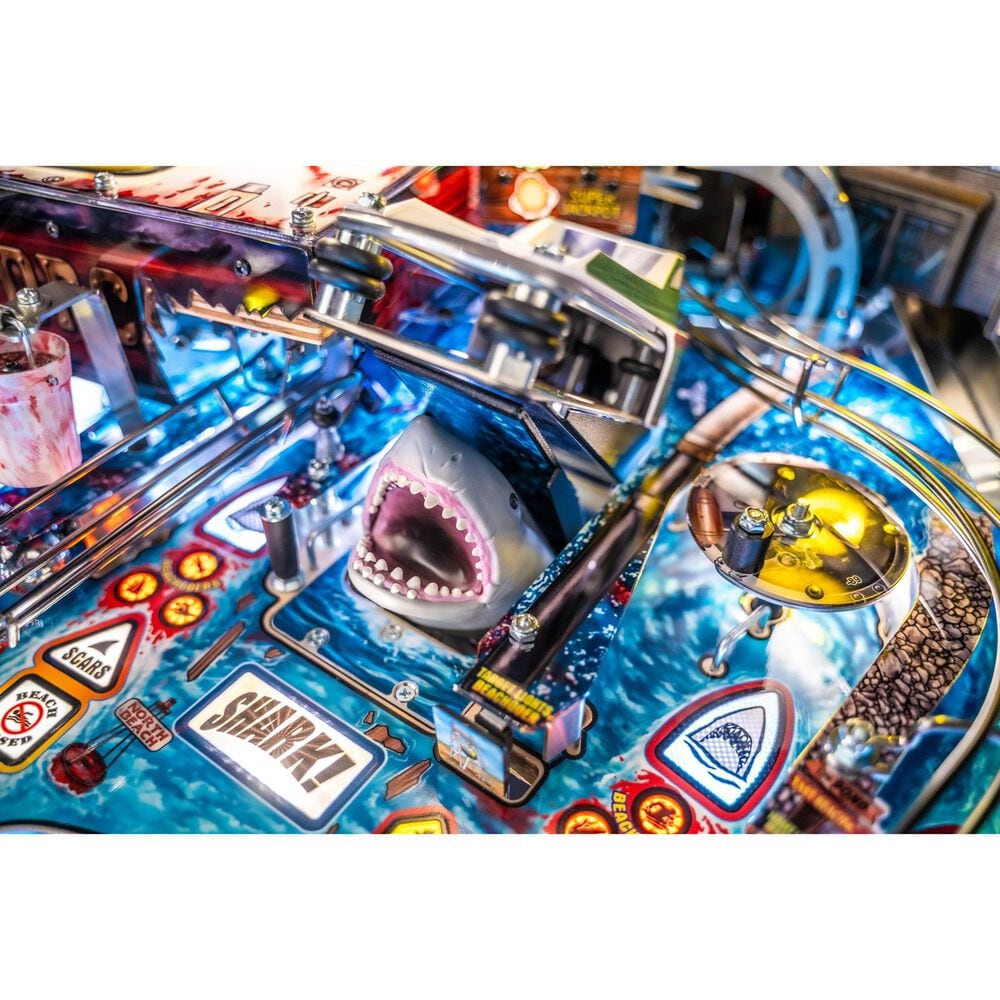 Stern Pinball Jaws Pro Premium Edition Pinball Machine, , large