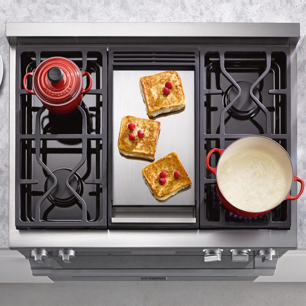 Miele 36" Gas Rangetop with 4 Burner in Stainless Steel, , large