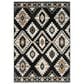 Oriental Weavers Georgia Southwest 605F0 9"10" x 12"10" Charcoal Area Rug, , large