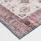 Central Oriental Rugease Velveteen Raquel 7"6" x 9"6" Red and Beige Area Rug, , large